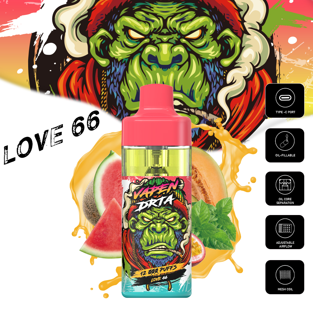 strawberry raspberry cherry ice Vape-Gerät mit Geschmacksprofil